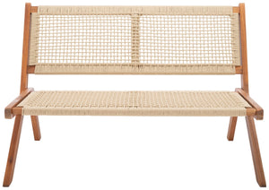 Safavieh Kobina Outdoor Bench Natural/Natural Rope Wood / Nylon Rope PAT7304A