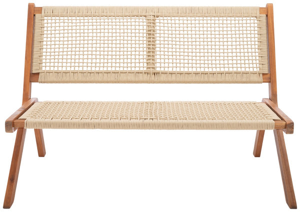 Safavieh Kobina Outdoor Bench Natural/Natural Rope Wood / Nylon Rope PAT7304A