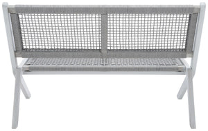 Safavieh Kobina Outdoor Bench Grey/Grey Rope Wood / Nylon Rope PAT7304B