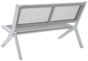 Safavieh Kobina Outdoor Bench Grey/Grey Rope Wood / Nylon Rope PAT7304B