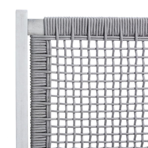 Safavieh Kobina Outdoor Bench Grey/Grey Rope Wood / Nylon Rope PAT7304B