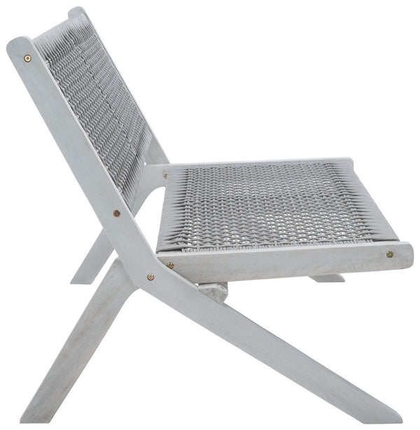 Safavieh Kobina Outdoor Bench Grey/Grey Rope Wood / Nylon Rope PAT7304B