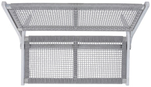 Safavieh Kobina Outdoor Bench Grey/Grey Rope Wood / Nylon Rope PAT7304B