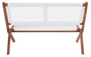 Safavieh Kobina Outdoor Bench Natural/White Rope Wood / Nylon Rope PAT7304D