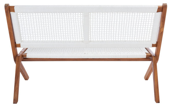 Safavieh Kobina Outdoor Bench Natural/White Rope Wood / Nylon Rope PAT7304D