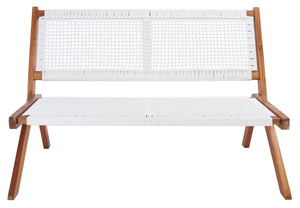 Safavieh Kobina Outdoor Bench Natural/White Rope Wood / Nylon Rope PAT7304D