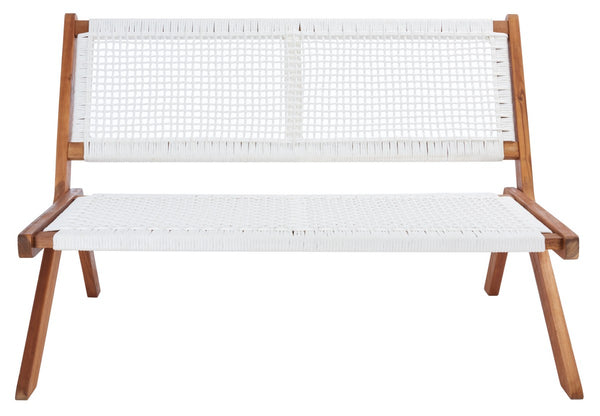 Safavieh Kobina Outdoor Bench Natural/White Rope Wood / Nylon Rope PAT7304D