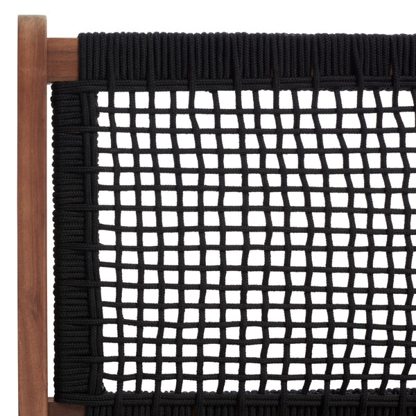 Safavieh Kobina Outdoor Bench Natural/Black Rope Wood / Nylon Rope PAT7304E