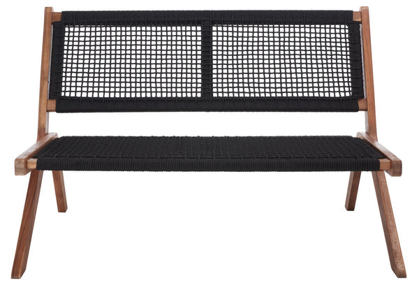 Safavieh Kobina Outdoor Bench Natural/Black Rope Wood / Nylon Rope PAT7304E