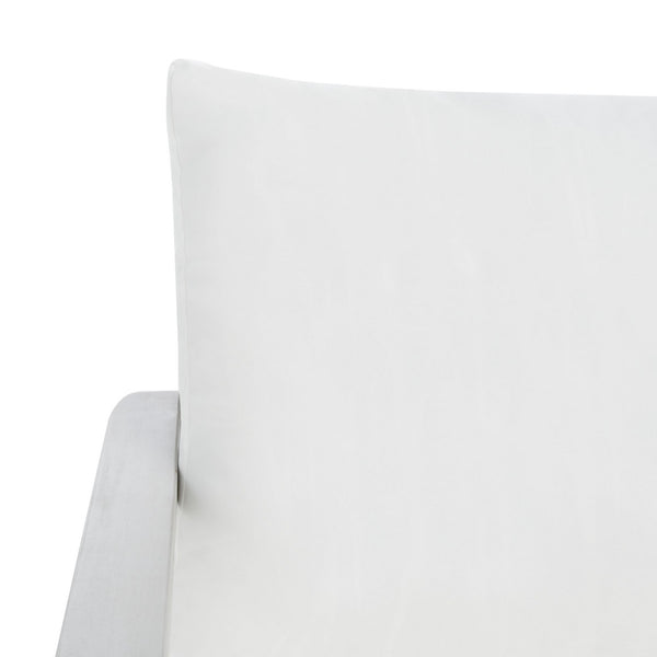 Safavieh Castalia 4Pc Outdoor Living Set Grey Wood/Beige Cushion Wood / Polyester PAT7305B-2BX