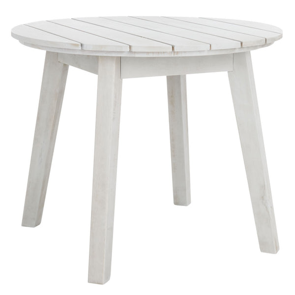 Safavieh Dryad 5Pc Outdoor Living Set Grey Wood/Beige Cushion Wood / Polyester PAT7306B-2BX