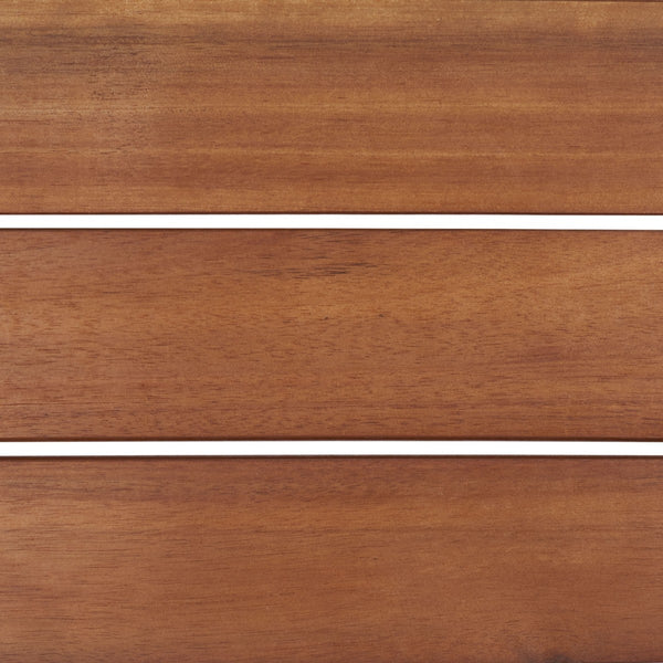 Safavieh Dryad 5Pc Outdoor Living Set Natural Wood/Light Grey Cushion Wood / Polyester PAT7306E-2BX