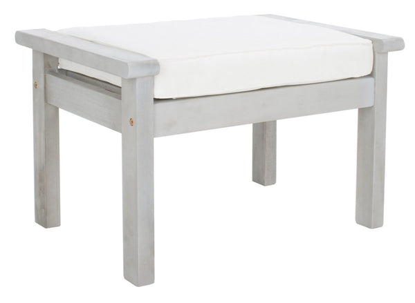 Safavieh Loanna 6Pc Outdoor Living Set Grey Wood/Beige Cushion Wood / Polyester PAT7307B-2BX