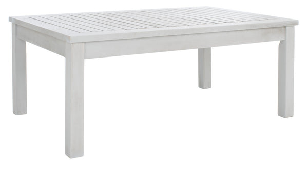 Safavieh Loanna 6Pc Outdoor Living Set Grey Wood/Beige Cushion Wood / Polyester PAT7307B-2BX