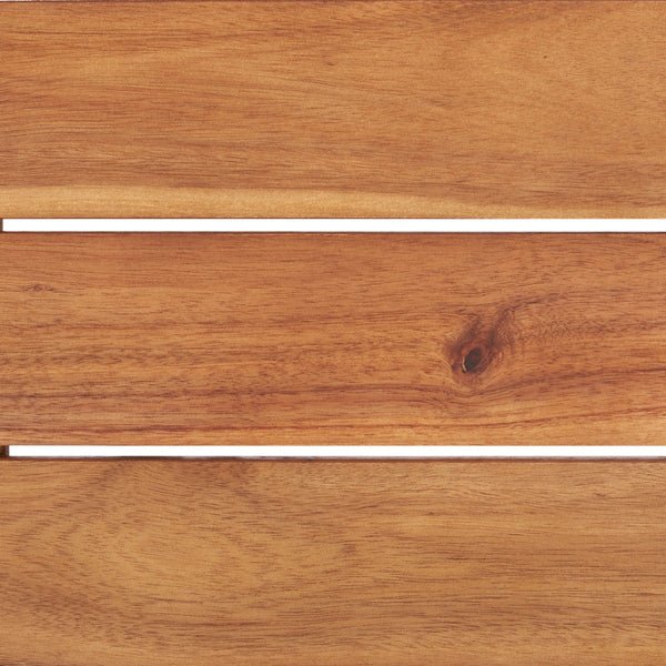 Safavieh Catryn 4Pc Outdoor Living Set Natural Wood/Light Grey Cushion Wood / Polyester PAT7308E-3BX