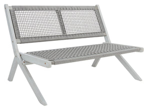 Safavieh Kobina 5Pc Outdoor Living Set Grey/Grey Rope Wood / Nylon Rope PAT7314B-2BX