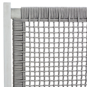 Safavieh Kobina 5Pc Outdoor Living Set Grey/Grey Rope Wood / Nylon Rope PAT7314B-2BX