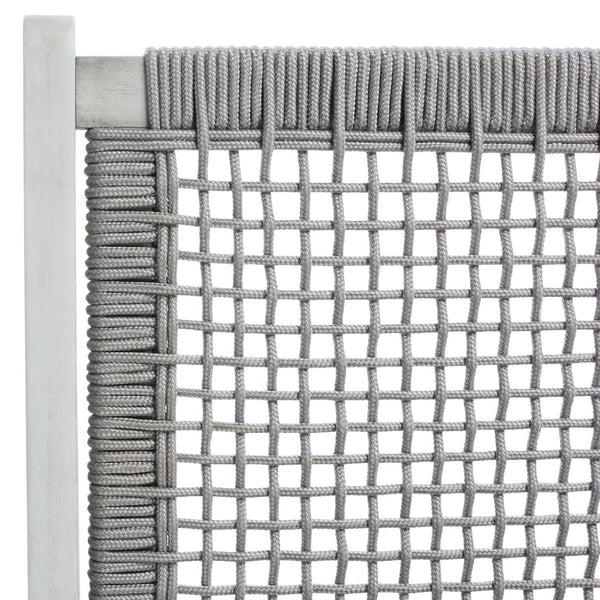 Safavieh Kobina 5Pc Outdoor Living Set Grey/Grey Rope Wood / Nylon Rope PAT7314B-2BX