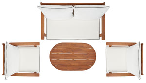 Safavieh Deacon 4 Pc Living Set PAT7318A