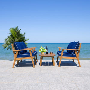 Safavieh Deacon 4 Pc Living Set PAT7318B