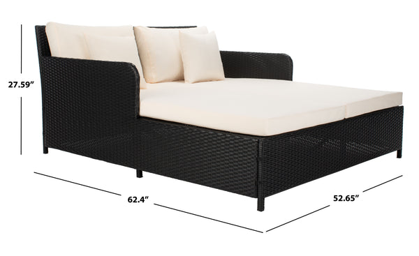 Cadeo Daybed in Black / Beige