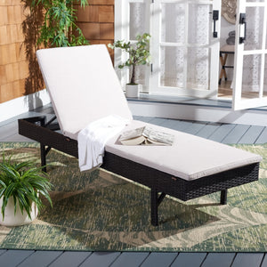 Safavieh Cam Sunlounger Black / Light Grey   PAT7501E
