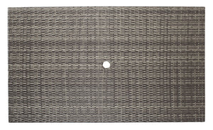 Akita Folding Table - Stylish Outdoor Dining Solution with Umbrella Cut-Out for Chic Gatherings