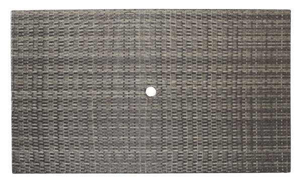 Akita Folding Table - Stylish Outdoor Dining Solution with Umbrella Cut-Out for Chic Gatherings