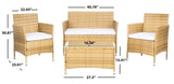 Bandele 4 Piece Living Set