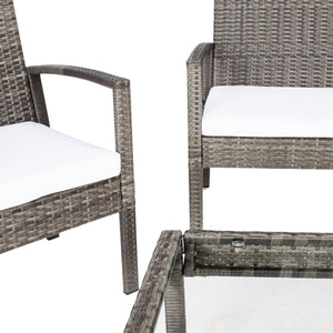 Bassey 4 Piece Outdoor Living Set – Transform Your Patio with Tropical Elegance and Comfort