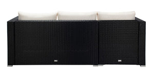 Madalina Living Set - Elegant Outdoor Lounge Furniture with Plush Cushions and Glass Coffee Table