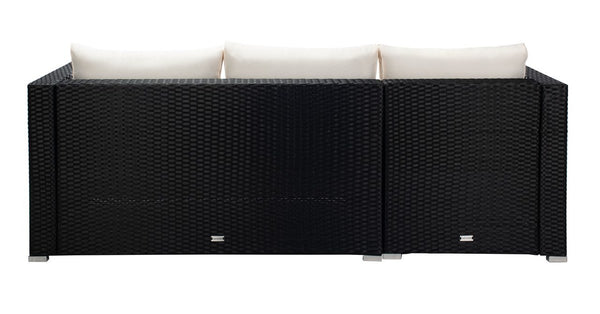 Madalina Living Set - Elegant Outdoor Lounge Furniture with Plush Cushions and Glass Coffee Table