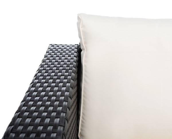 Madalina Living Set - Elegant Outdoor Lounge Furniture with Plush Cushions and Glass Coffee Table