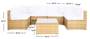 Diona Modern Outdoor Living Set with Chic Grey Frames and Luxurious Cushions for Stylish Lounging