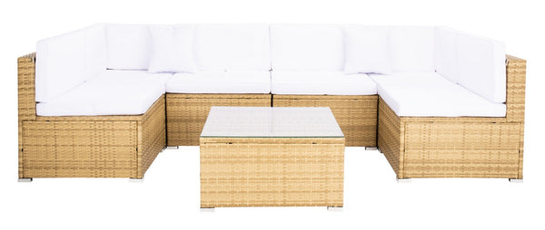 Diona Modern Outdoor Living Set with Chic Grey Frames and Luxurious Cushions for Stylish Lounging