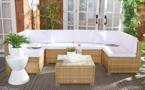 Diona Modern Outdoor Living Set with Chic Grey Frames and Luxurious Cushions for Stylish Lounging