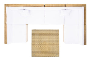 Diona Modern Outdoor Living Set with Chic Grey Frames and Luxurious Cushions for Stylish Lounging