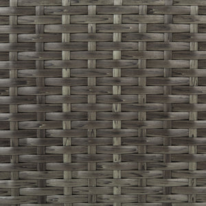 Mazeli Decorative Trash Bin - Chic Outdoor Waste Container with Removable Top and Steel Frame Design