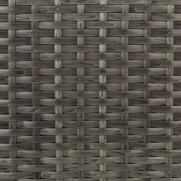 Mazeli Decorative Trash Bin - Chic Outdoor Waste Container with Removable Top and Steel Frame Design