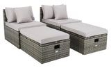 Pramla Outdoor Sette With Ottoman