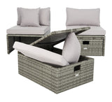 Pramla Outdoor Sette With Ottoman