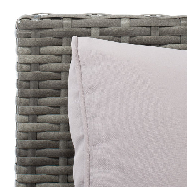 Vellor 4 Piece Coastal Living Set with Plush Cushions and Glass-Topped Coffee Table for Relaxation