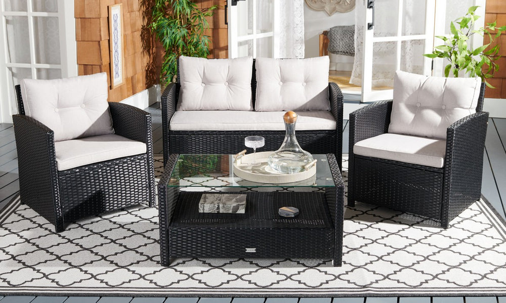 Safavieh Vellor 4Piece Living Set PAT7516E