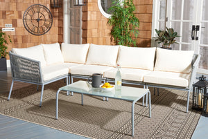 Safavieh Remsin Living Set Grey/Beige PAT7521A-2BX
