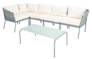 Safavieh Remsin Living Set Grey/Beige PAT7521A-2BX