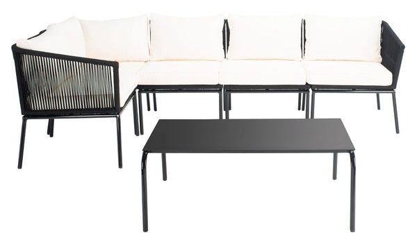 Safavieh Remsin Living Set Black/Beige PAT7521B-2BX