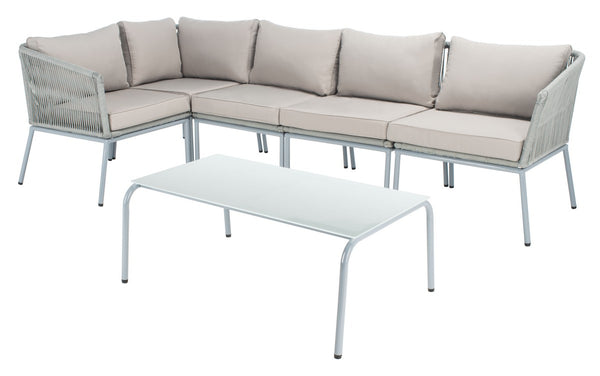 Safavieh Remsin Living Set Grey/Grey PAT7521C-2BX