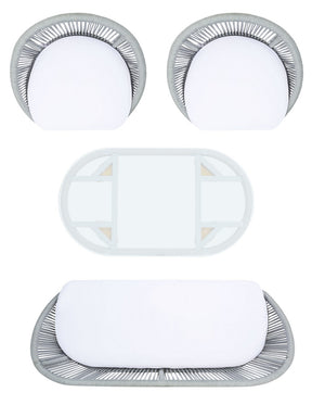 Safavieh Halcott 4Piece Living Set PAT7526A