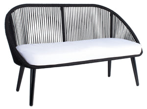 Halcott 4-Piece Mid-Century Modern Living Set with Stylish Barrel Chairs and Glass Coffee Table