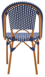 Safavieh California Side Chair - Set of 2 Navy / White Aluminum / Wicker PAT7530E-SET2